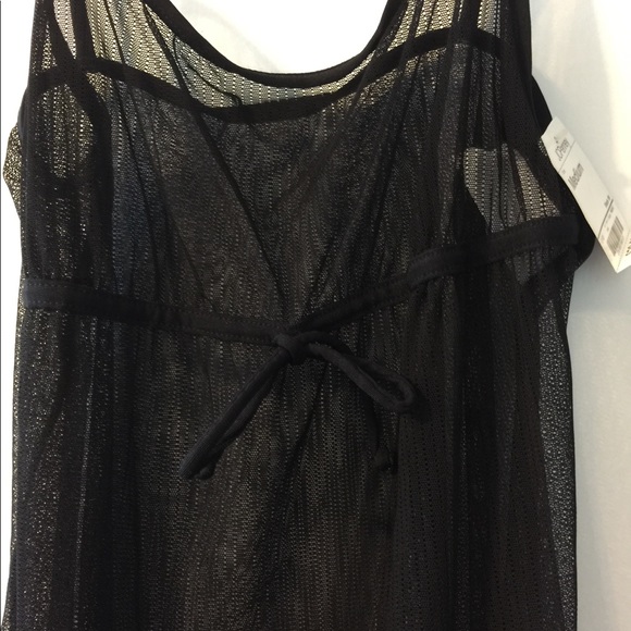 Black Bathing Suit Coverup - Picture 2 of 4